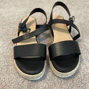 A New Day leather platform sandal